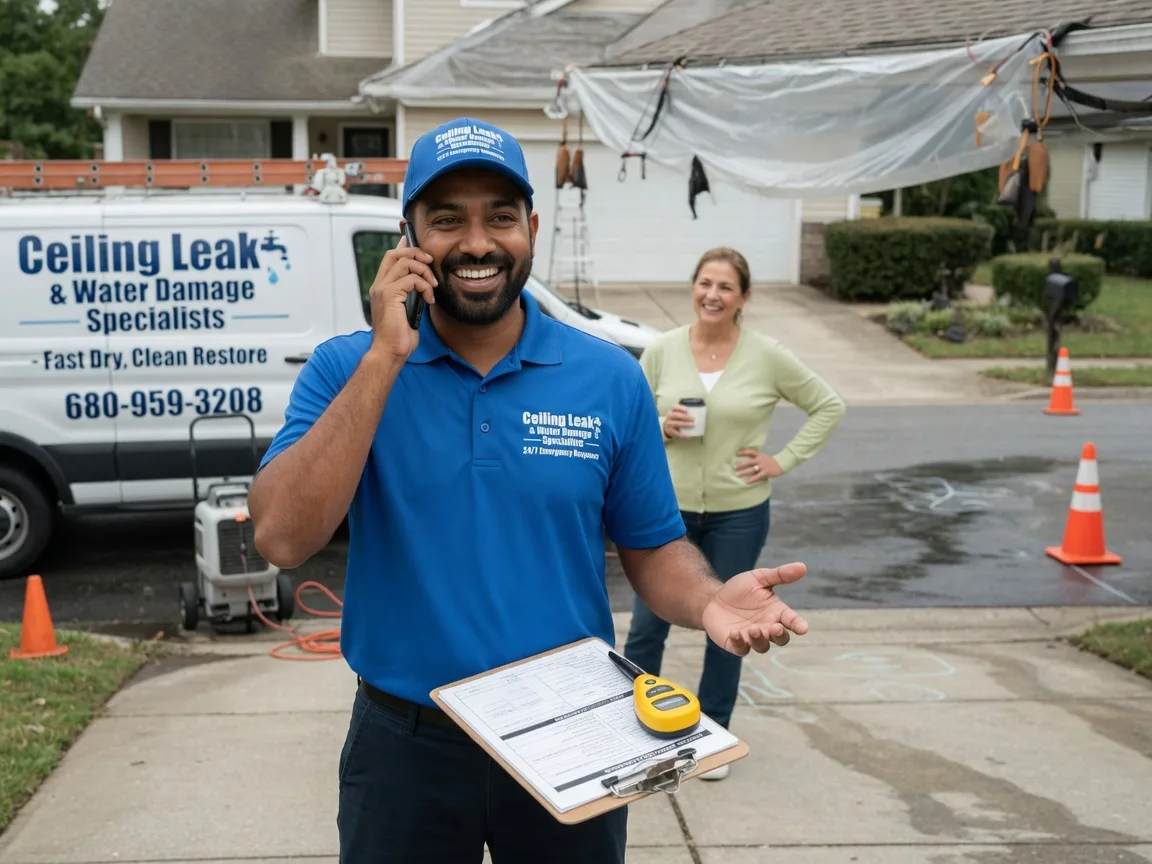 Ceiling Leak Cleanup Nicoma Park, OK FAQs
